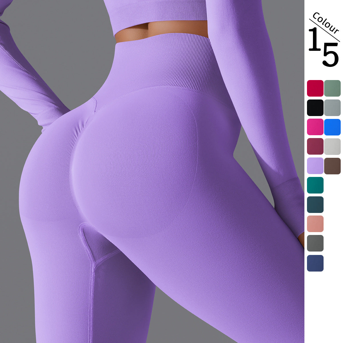 Sculpt Fit™ Seamless Leggings – Butt-Lift & High-Waist Support